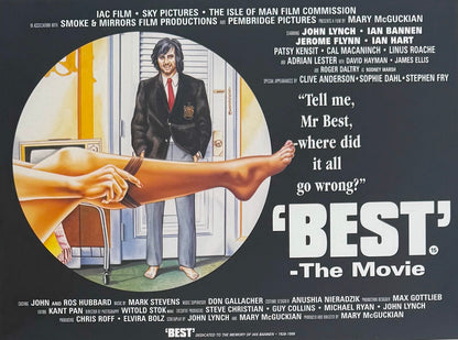 George Best, Manchester United Legend, Stunning Hand Signed Poster Presentation & COA