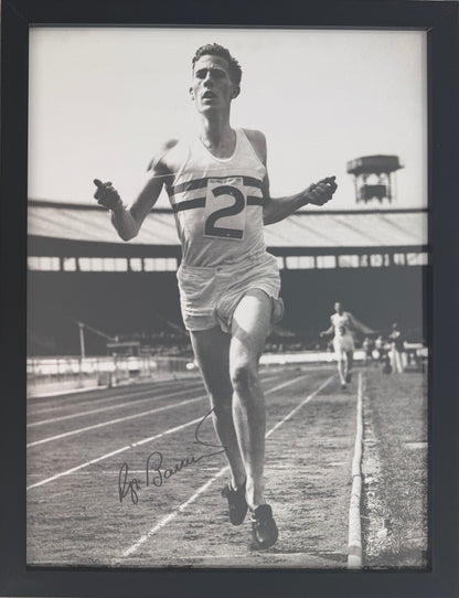 Sir Roger Bannister, Iconic Athlete, Hand Signed Framed Photo Presentation & COA