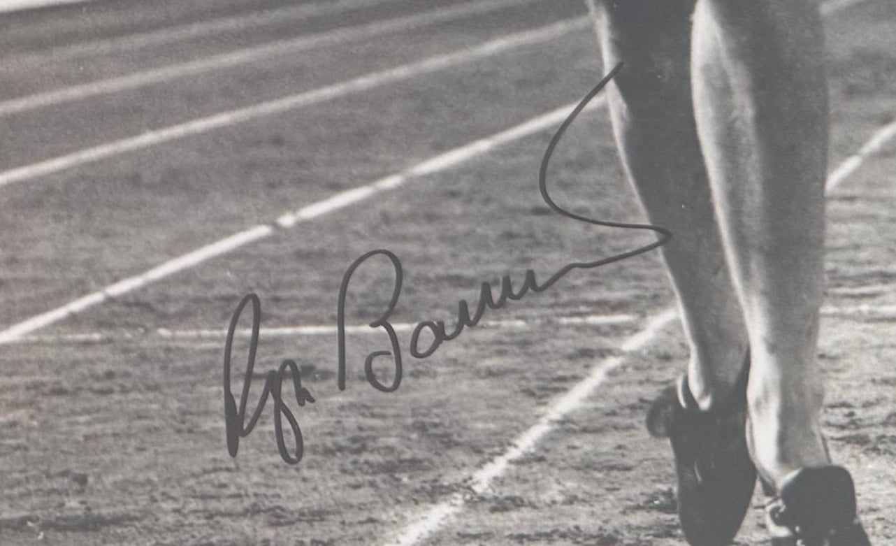 Sir Roger Bannister, Iconic Athlete, Hand Signed Framed Photo Presentation & COA