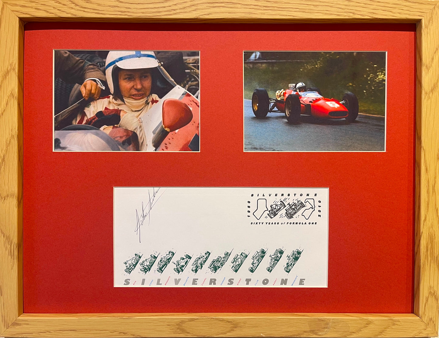 JOHN SURTEES FORMER F1 WORLD CHAMPION SIGNED FIRST DAY COVER WITH COA