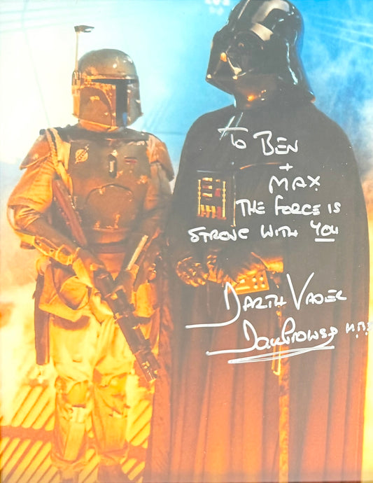 Dave Prowse, Star Wars Darth Vader, Hand Signed Photo & AFTAL Member COA