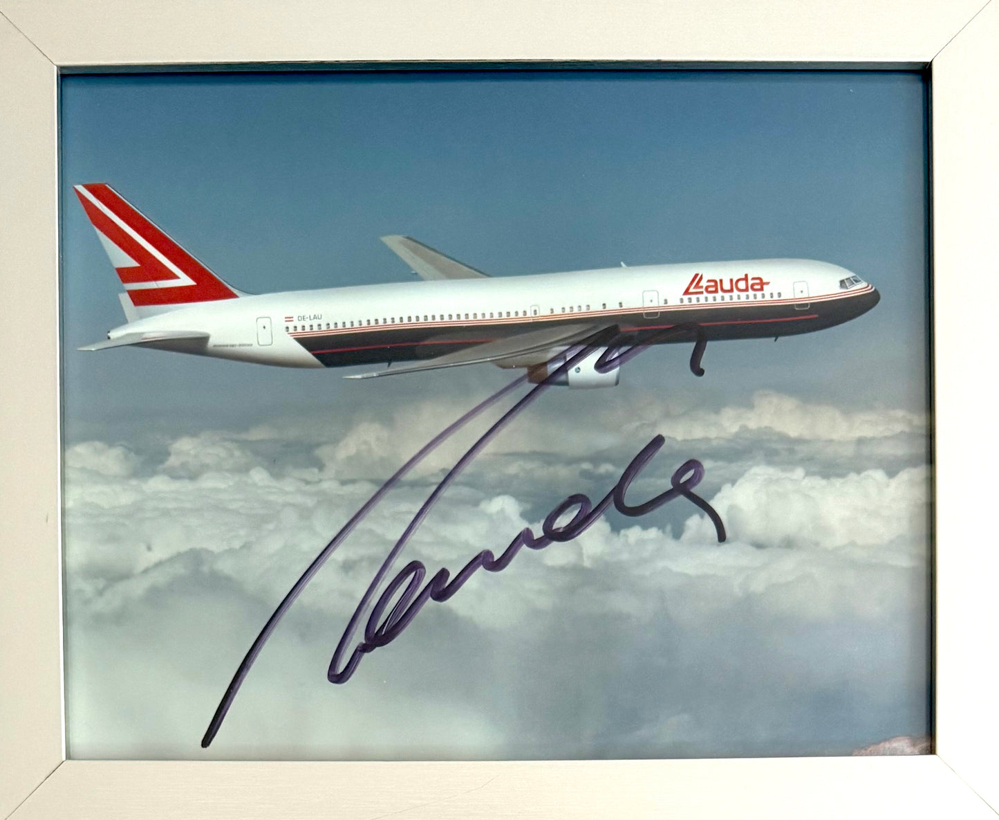Niki Lauda, Former Ferrari F1 Champion, Hand Signed Official 'Lauda Air' Photo Presentation & COA