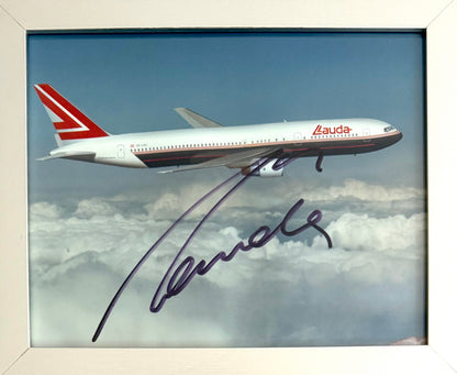 Niki Lauda, Former Ferrari F1 Champion, Hand Signed Official 'Lauda Air' Photo Presentation & COA