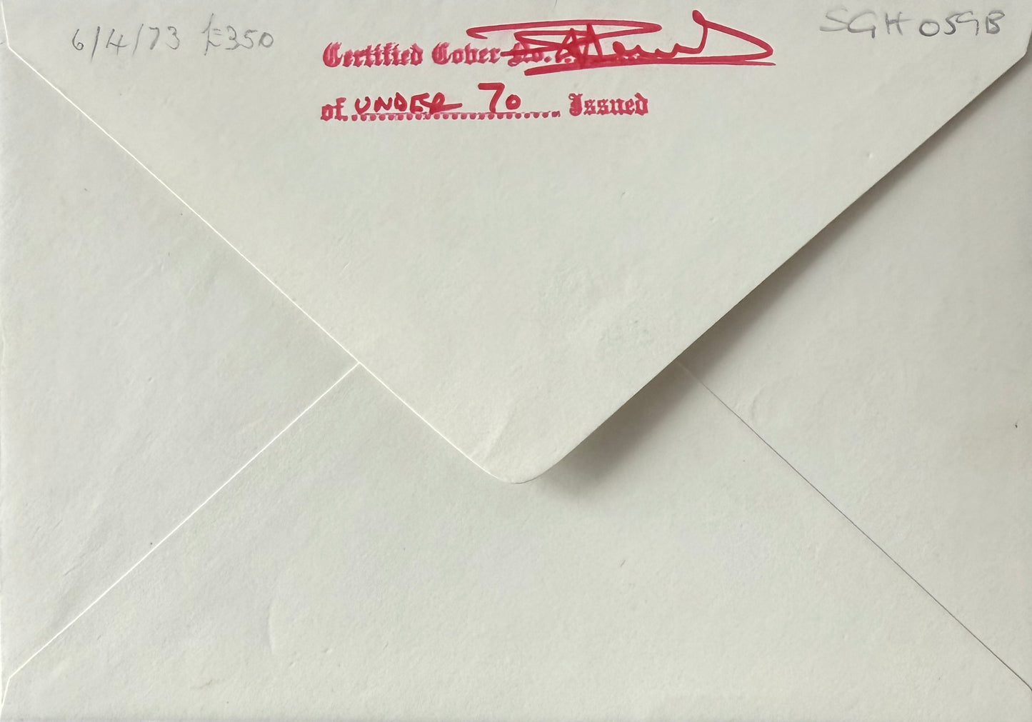 Graham Hill, Former Formula One World Champion, Hand Signed FDC Presentation & COA