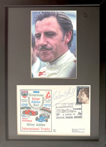 Graham Hill, Former Formula One World Champion, Hand Signed FDC Presentation & COA
