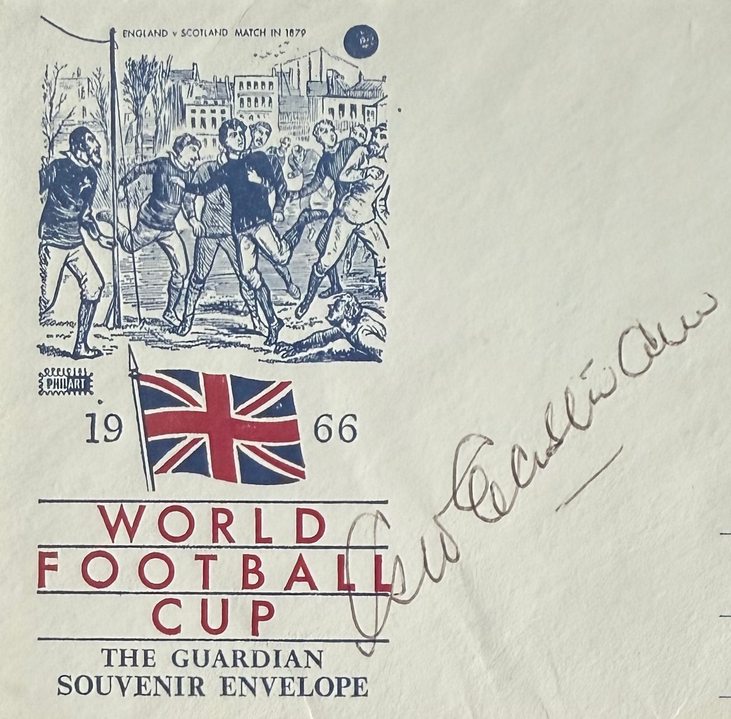 George Eastham, Stoke, Arsenal, England Legend, Hand Signed First Day Cover, FDC