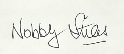 Nobby Stiles, England, Manchester United Legend, Hand Signed FDC First Day Cover