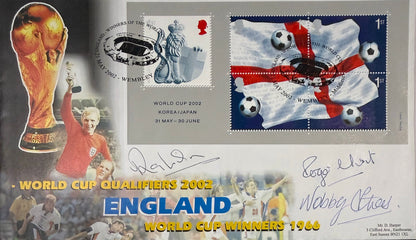 England 1966 Winners Multi-Hand Signed FDC, First Day Cover, With COA