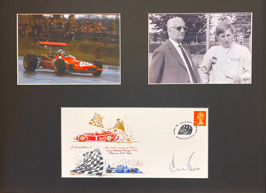 DEREK BELL HAND SIGNED FRAMED (16' X 12') FIRST DAY COVER PRESENTATION WITH COA