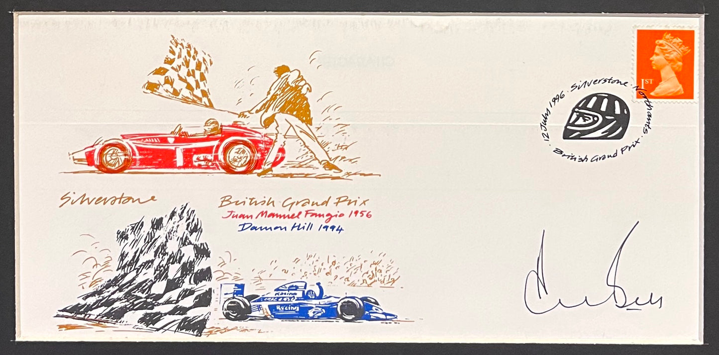 DEREK BELL HAND SIGNED FRAMED (16' X 12') FIRST DAY COVER PRESENTATION WITH COA