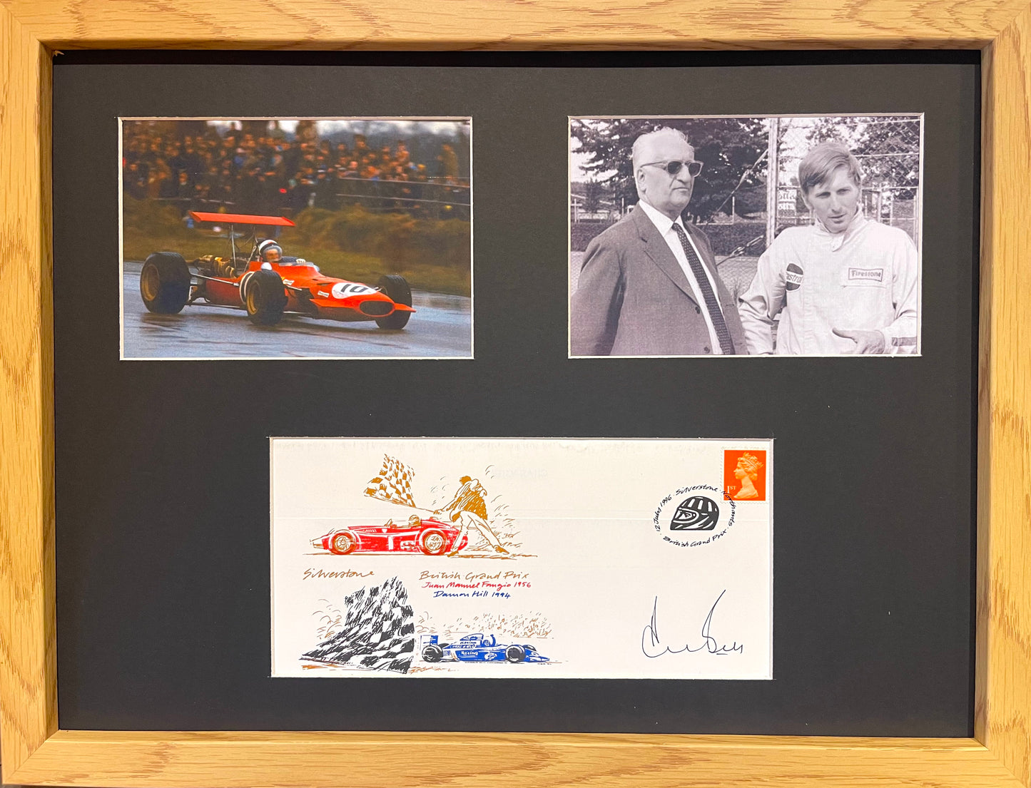 DEREK BELL HAND SIGNED FRAMED (16' X 12') FIRST DAY COVER PRESENTATION WITH COA