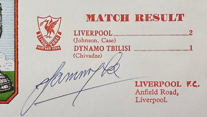 Sammy Lee, Liverpool FC Legend, Limited Edition Hand Signed First Day Cover, FDC