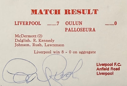 Ian Rush, Liverpool FC Legend, Limited Edition Hand Signed First Day Cover, FDC