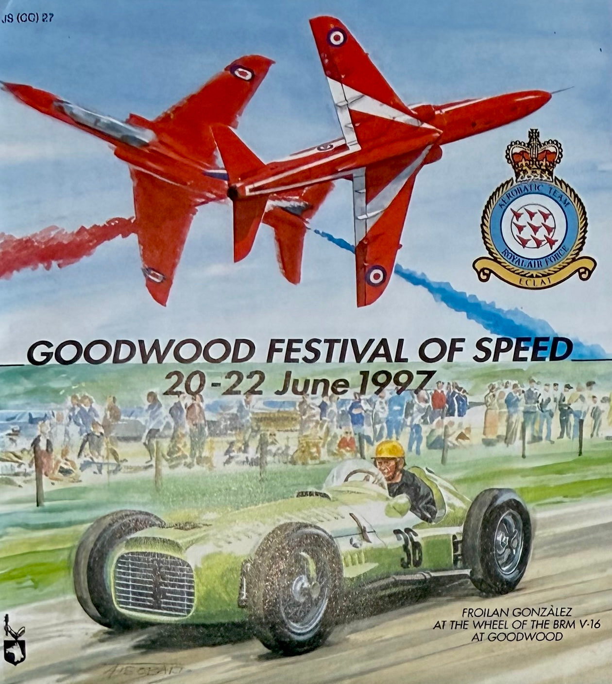 Tony Brooks, Iconic Ferrari Formula 1 Driver, Hand Signed FDC, First Day Cover
