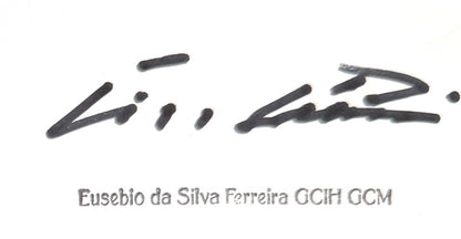 Eusebio, Benfica, Portugal Legend, Stunning Hand Signed FDC Presentation With COA