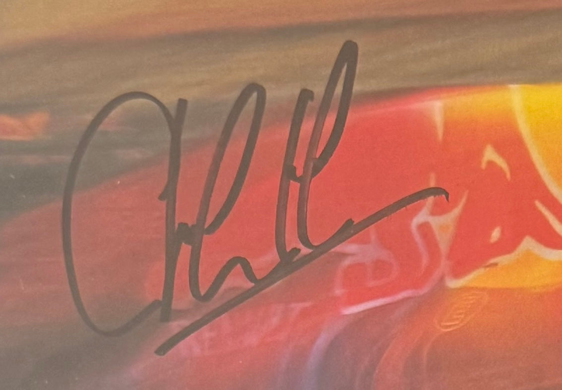 Christian Horner, Red Bull, Hand Signed Framed 25cm x 20cm, Magazine Photo & COA