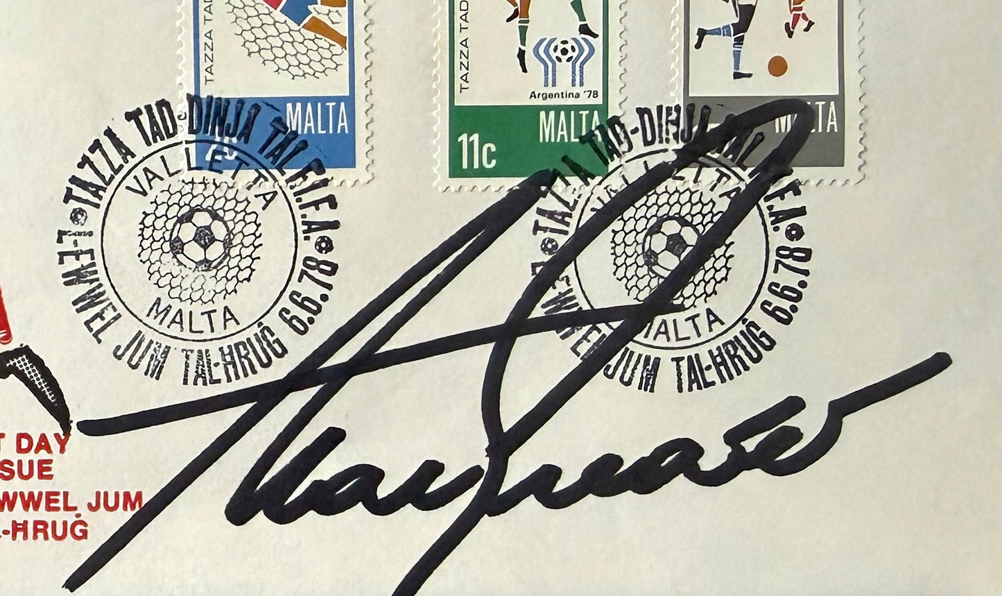 Alan Shearer Newcastle United, England Legend, Hand Signed FDC - First Day Cover