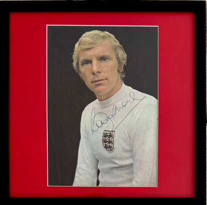 Bobby Moore, England 1966 Legend, Guaranteed Hand Signed Magazine Photo With COA