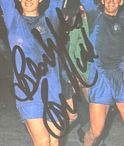 Brian Kidd, Manchester United, Manchester City Legend, Hand Signed Magazine Photo & COA