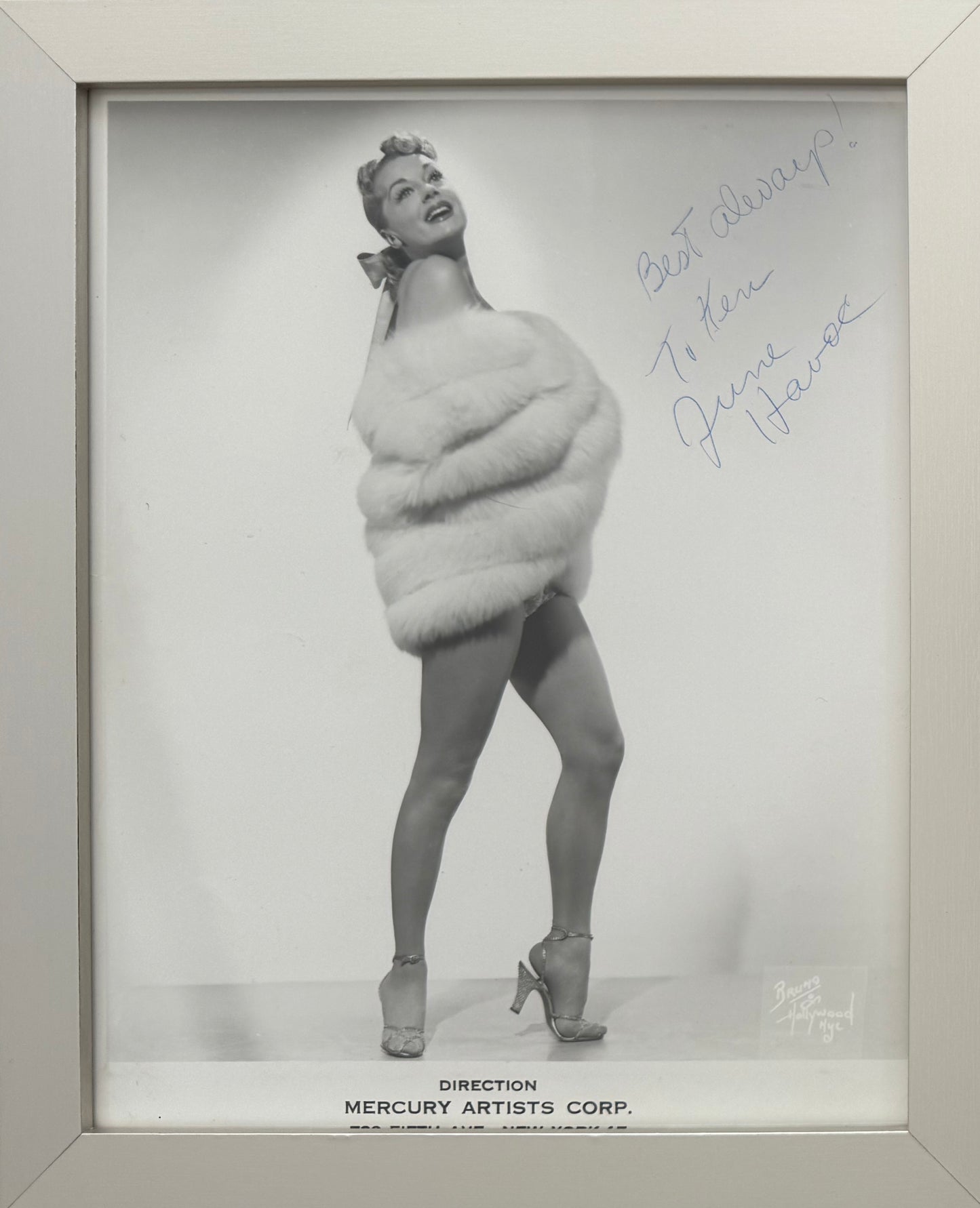 June Havoc, Actress, Guaranteed Hand Signed Framed Photo With COA