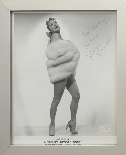 June Havoc, Actress, Guaranteed Hand Signed Framed Photo With COA
