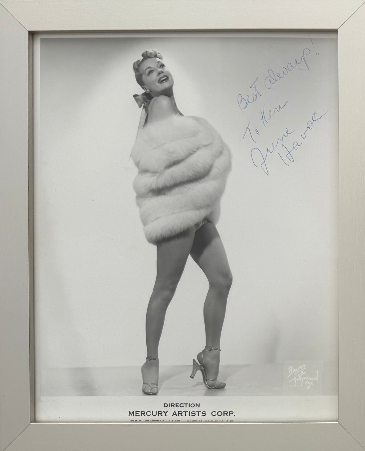 June Havoc, Actress, Guaranteed Hand Signed Framed Photo With COA