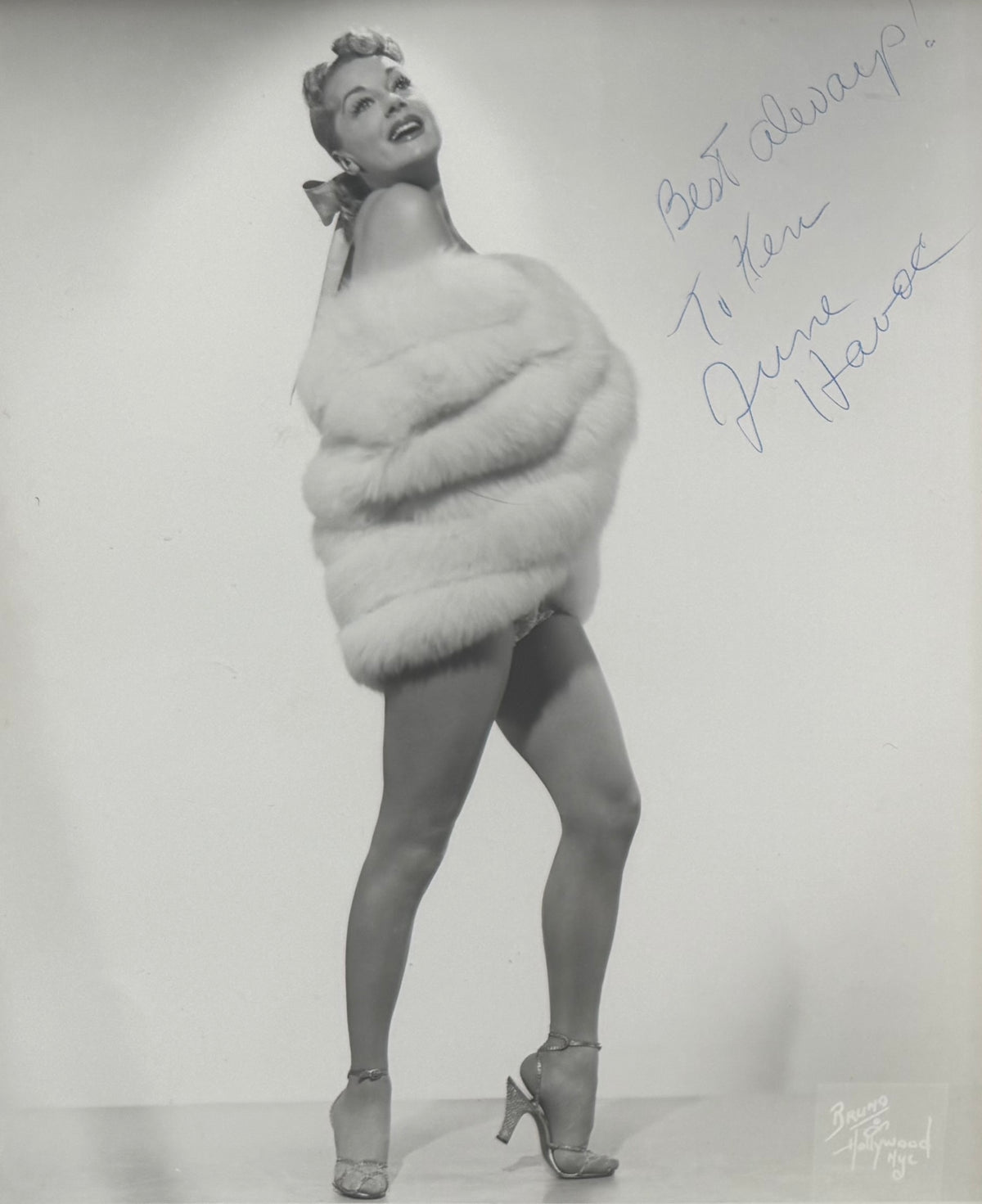 June Havoc, Actress, Guaranteed Hand Signed Framed Photo With COA
