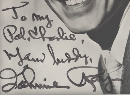 Johnnie Ray, Singer, Actor, Pianist, Hand Signed Framed 25cm x 20cm Photo & COA