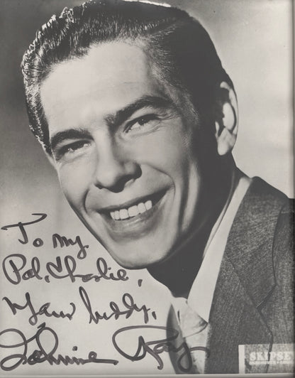 Johnnie Ray, Singer, Actor, Pianist, Hand Signed Framed 25cm x 20cm Photo & COA