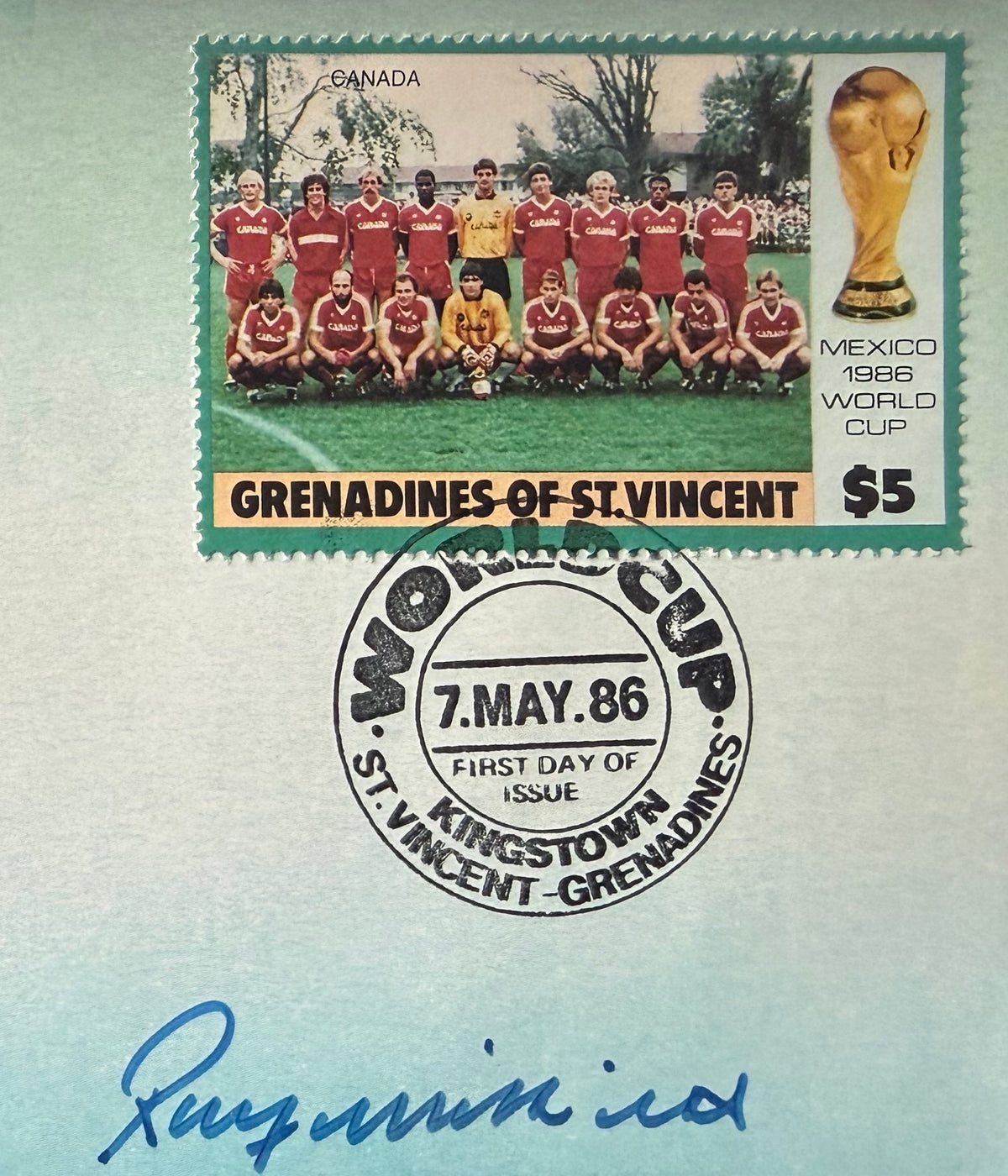 Ray Wilkins, Chelsea, Manchester United, England Legend, Hand Signed First Day Cover, FDC & COA