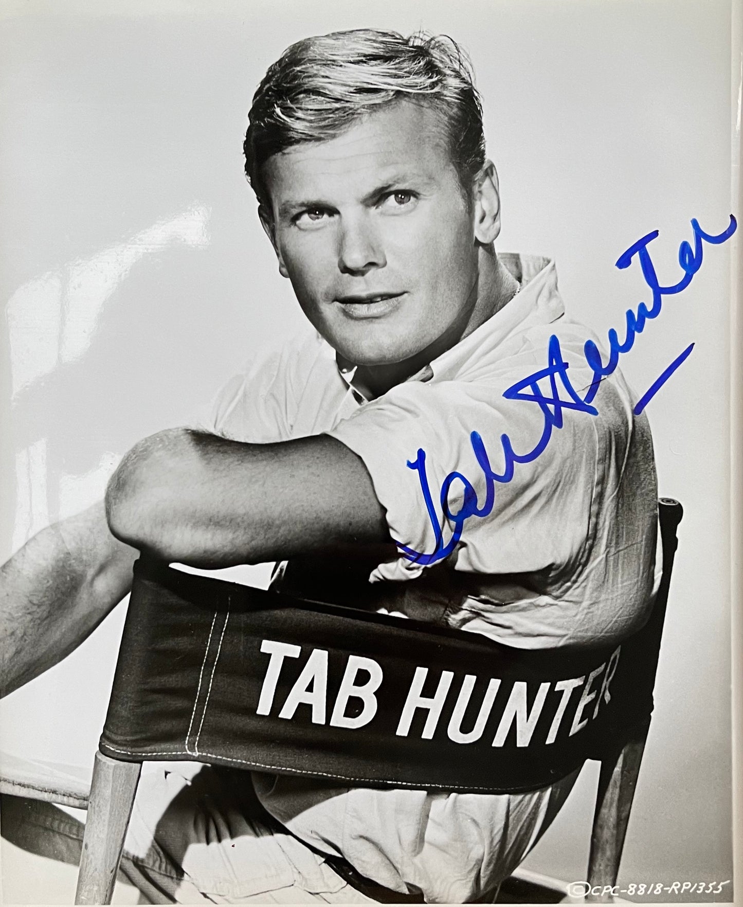 TAB HUNTER U.S. ACTOR, SINGER PRODUCER, HAND SIGNED PHOTO WITH COA