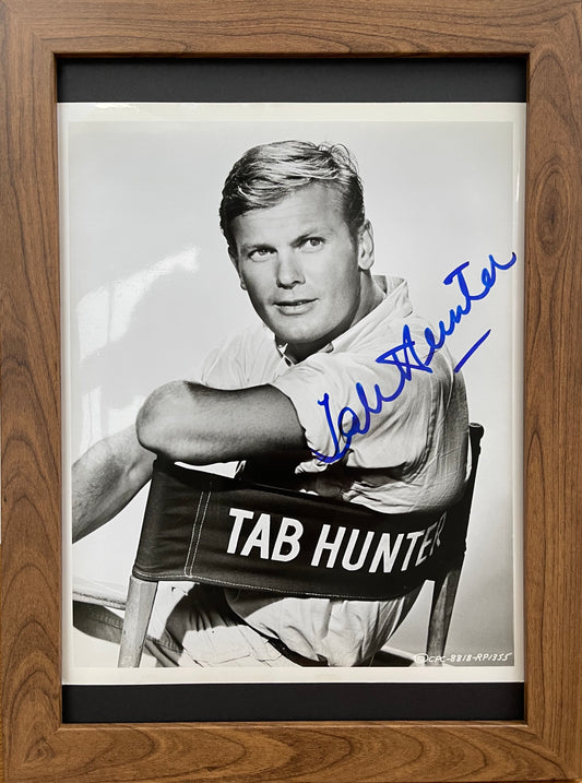 TAB HUNTER U.S. ACTOR, SINGER PRODUCER, HAND SIGNED PHOTO WITH COA