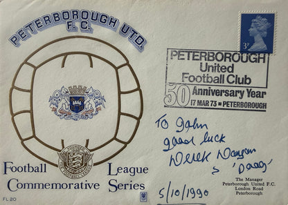 Derek Dougan, Wolves Footballing Legend, Hand Signed First Day Cover & FDC