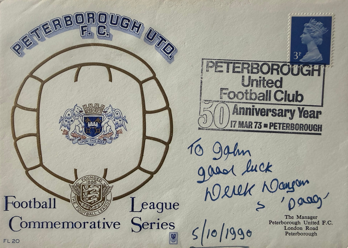Derek Dougan, Wolves Footballing Legend, Hand Signed First Day Cover & FDC