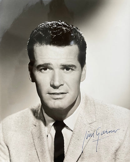 JAMES GARNER HAND SIGNED PUBLICITY PHOTO WITH COA