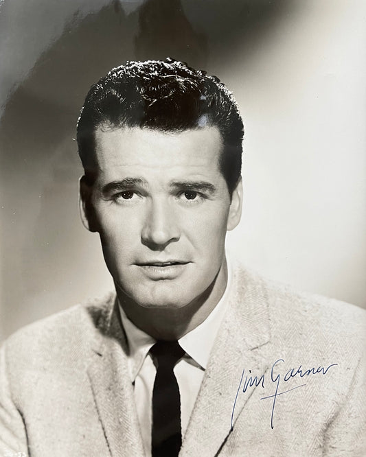JAMES GARNER HAND SIGNED PUBLICITY PHOTO WITH COA