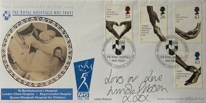Linda Robson, Iconic British Actress, Hand Signed FDC & COA