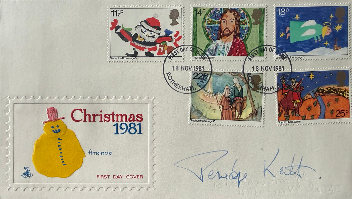 Penelope Keith, Iconic British Actress, Hand Signed FDC & COA