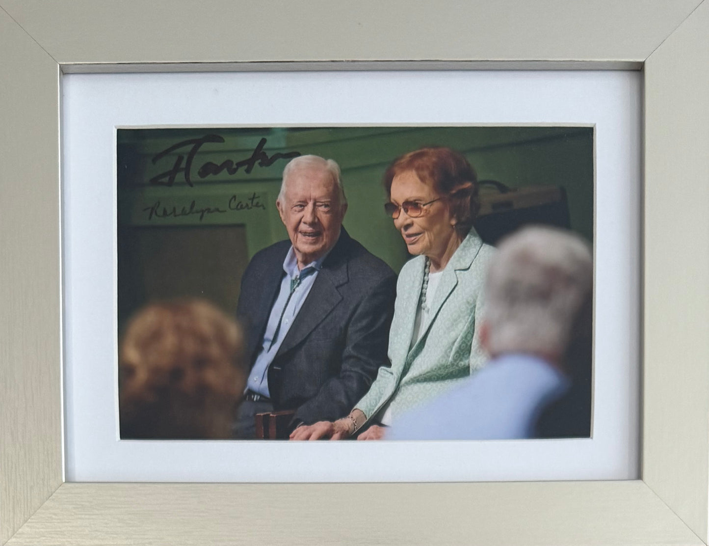 Jimmy & Rosalynn Carter Former President of the USA, Hand Signed Photo Presentation & COA