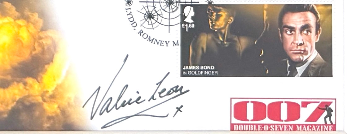 Valerie Leon, James Bond 007, Hand Signed FDC & Photo Presentation & COA