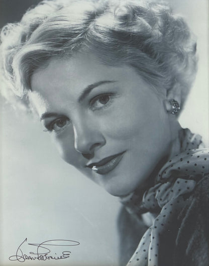 Joan Fontaine, Actress, Hand Signed Original Publicity Photo With COA