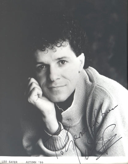Leo Sayer, Hand Signed Framed 25cm x 20cm Photo Presentation & COA