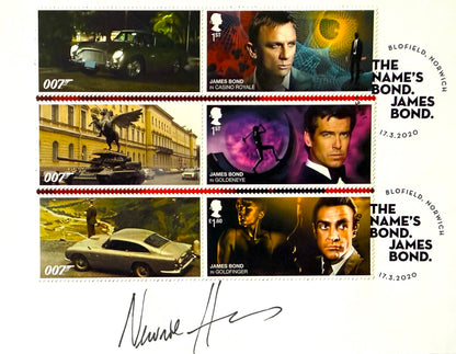 Naomie Harris, Hand Signed Original 'James Bond 007' FDC First Day Cover