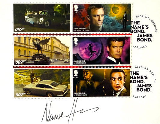 Naomie Harris, Hand Signed Original 'James Bond 007' FDC First Day Cover