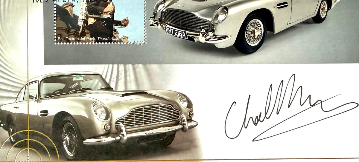Charlie Higson, Hand Signed Original 'James Bond 007' FDC First Day Cover