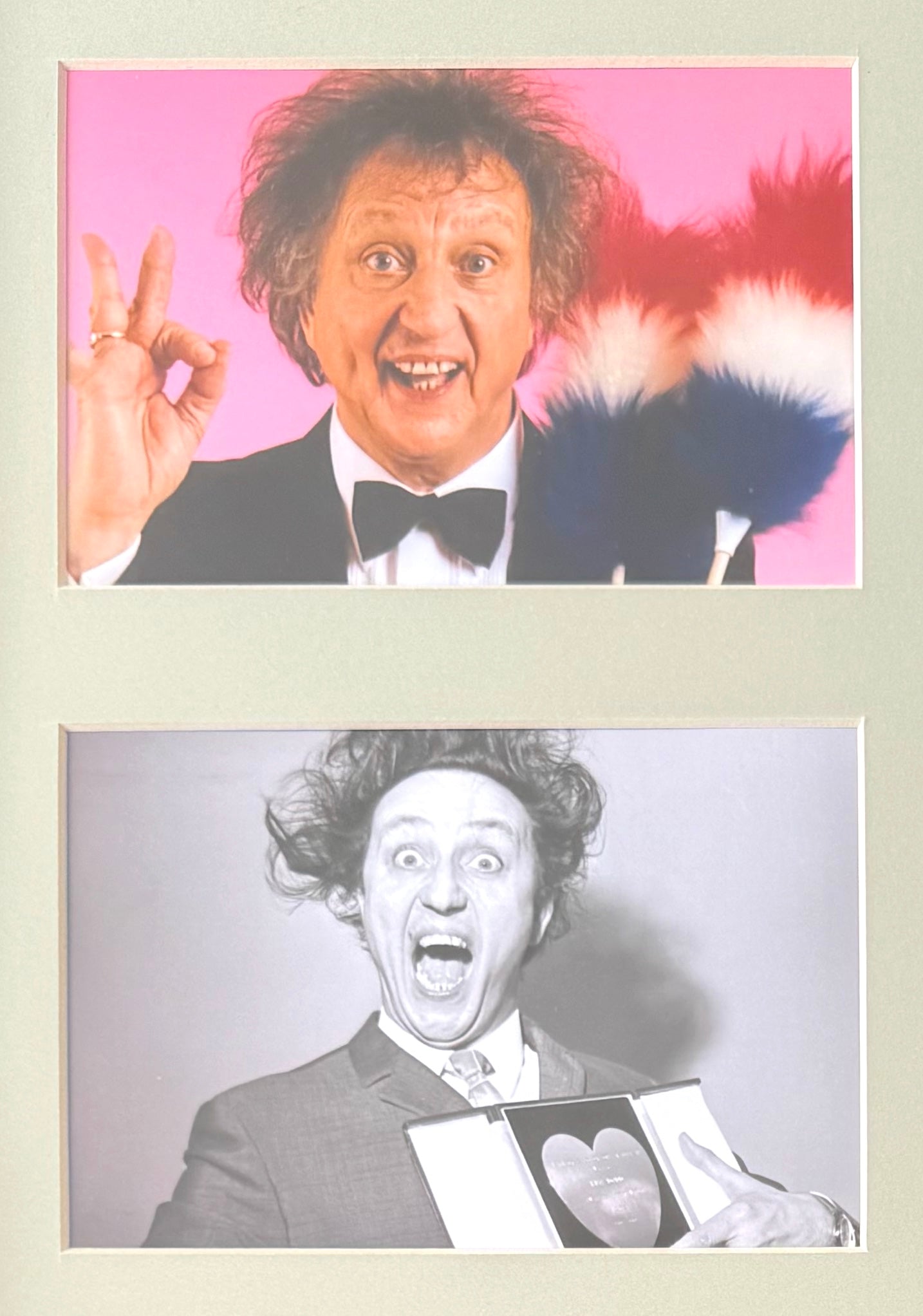 Ken Dodd, Hand Signed Framed 40cm x 30cm Original Contract & COA