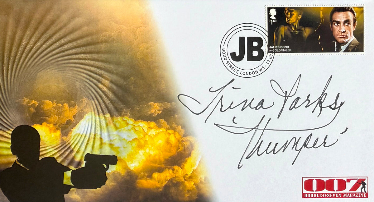 Trina Parks, James Bond 007, Hand Signed FDC - First Day Cover - COA