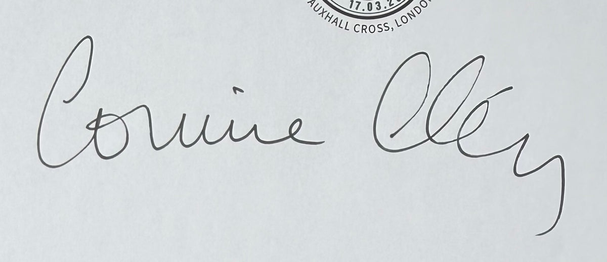 Corrine Clery, James Bond 007, Hand Signed FDC - First Day Cover - COA