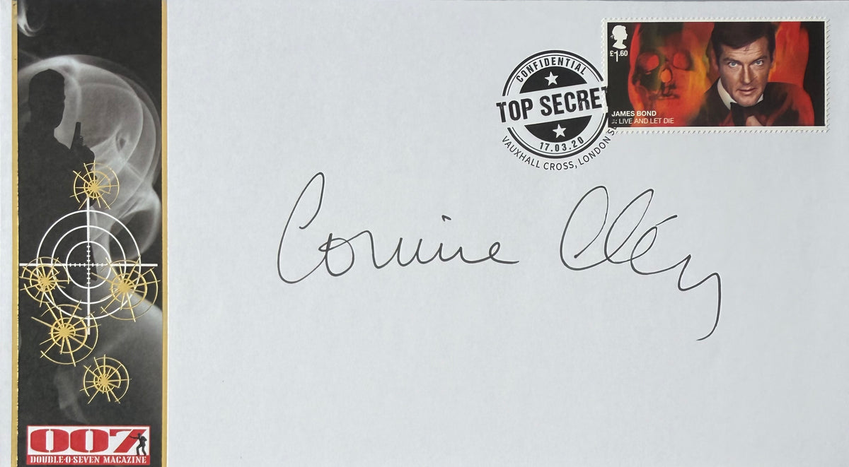 Corrine Clery, James Bond 007, Hand Signed FDC - First Day Cover - COA
