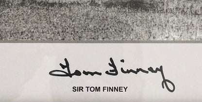 Tom Finney, PNE England Legend, Hand Signed Framed Photo & AFTAL COA